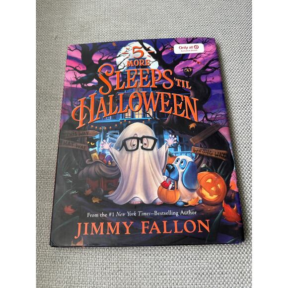 🔴5 More Sleeps ‘til‎ Halloween Hard Cover by Jimmy Fallon - Picture 1 of 3
